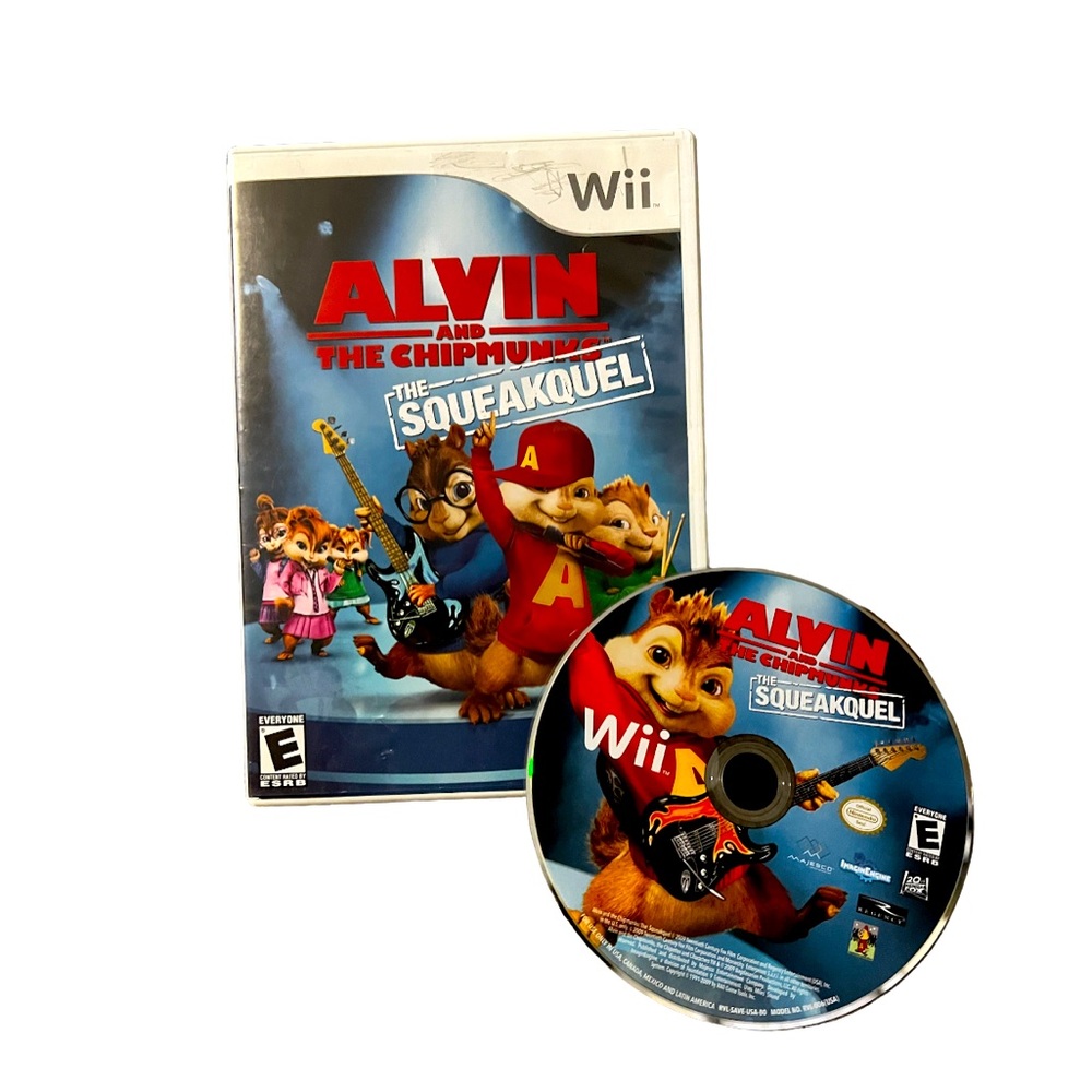 Alvin and the chipmunks the squeakquel for Nintendo wii game